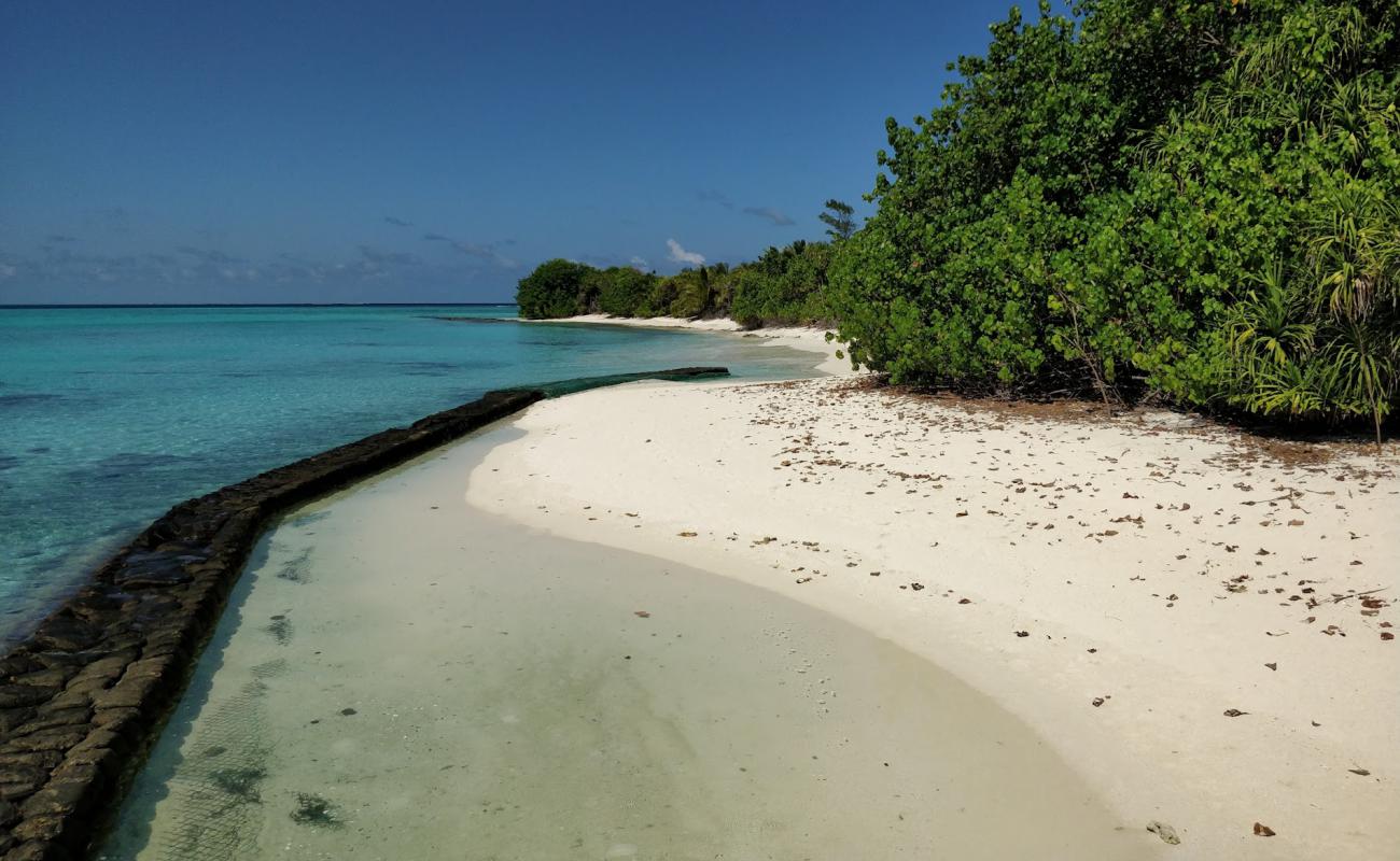 Rasfari island'in fotoğrafı beyaz kum yüzey ile