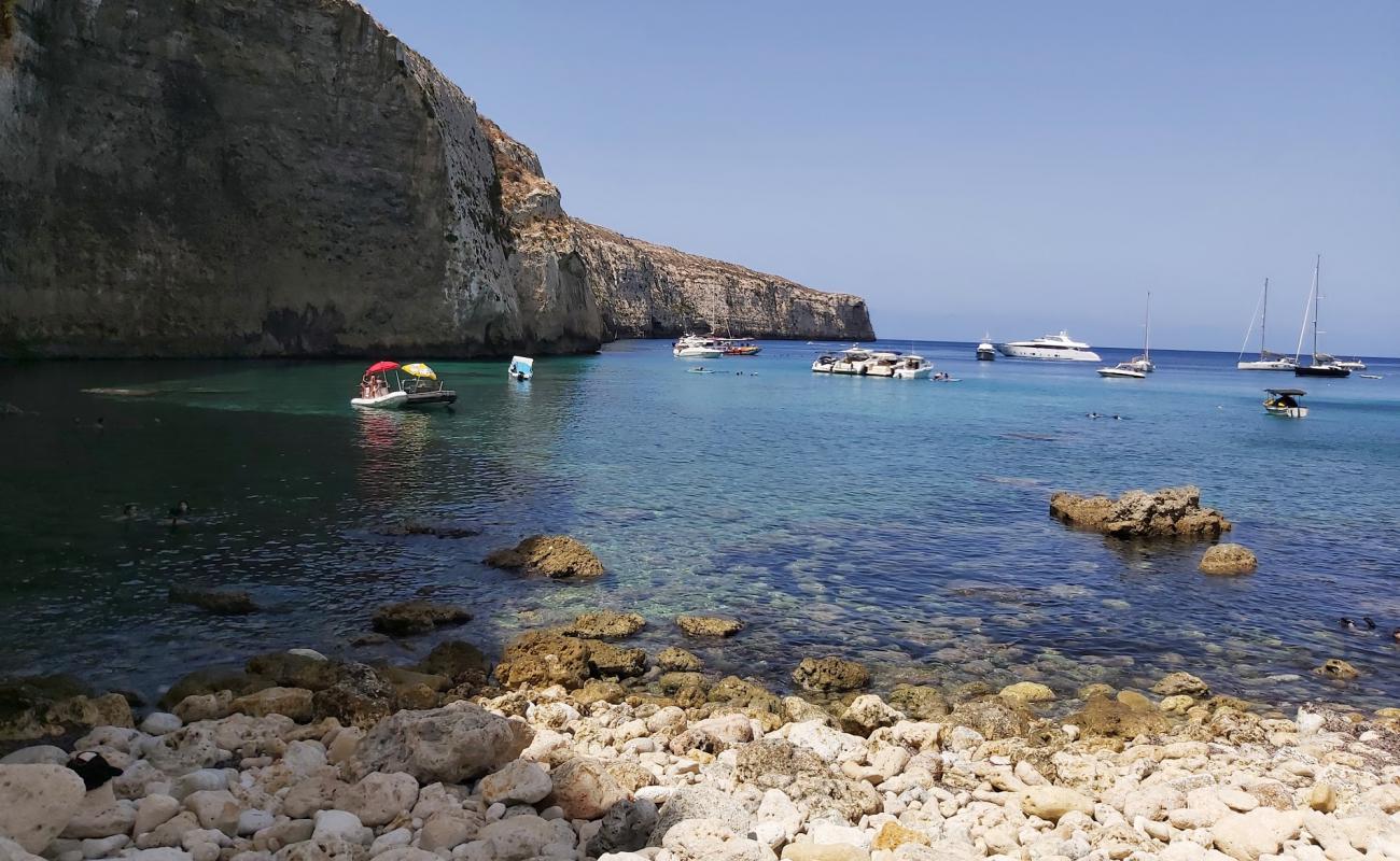 Fomm ir-Rih Beach'in fotoğrafı taşlar yüzey ile