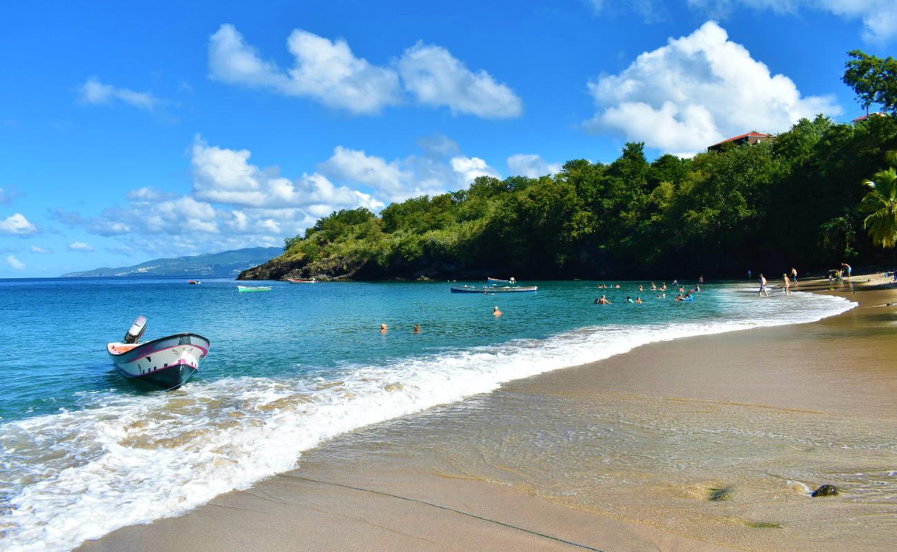 Anse Dufour'in fotoğrafı açık bej kum yüzey ile