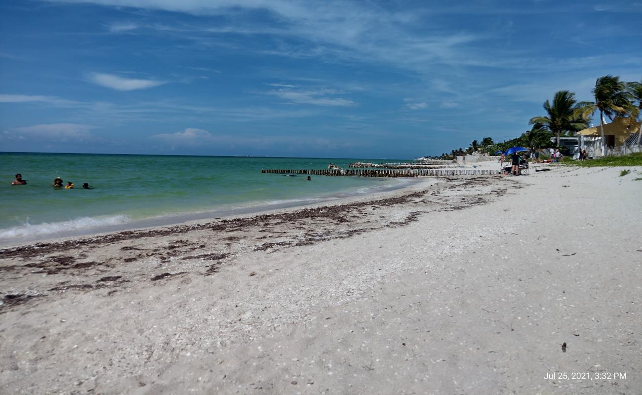 Playa Chuburna Puerto'in fotoğrafı parlak kum yüzey ile