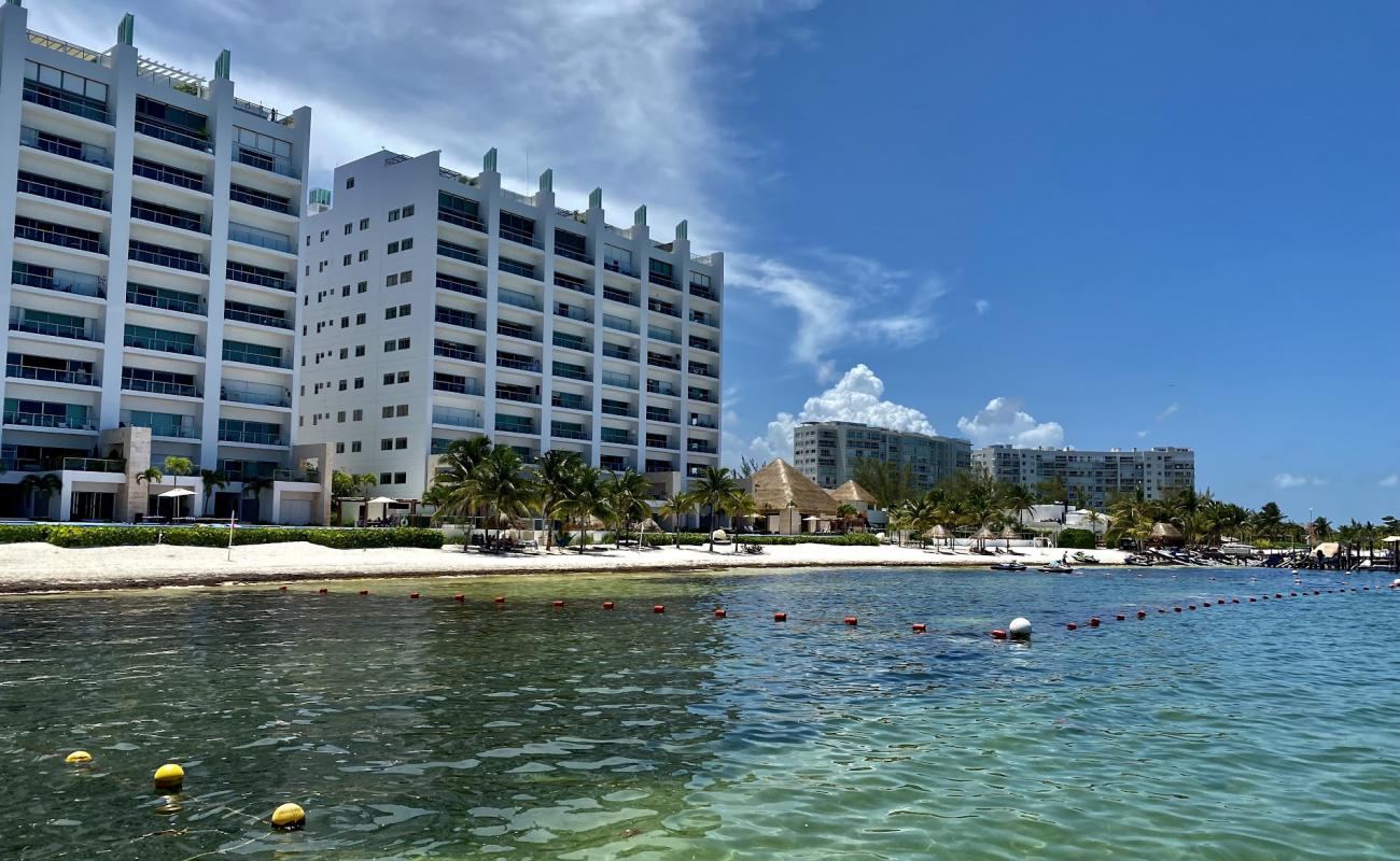 SLS Hotel beach'in fotoğrafı açık bej kum yüzey ile