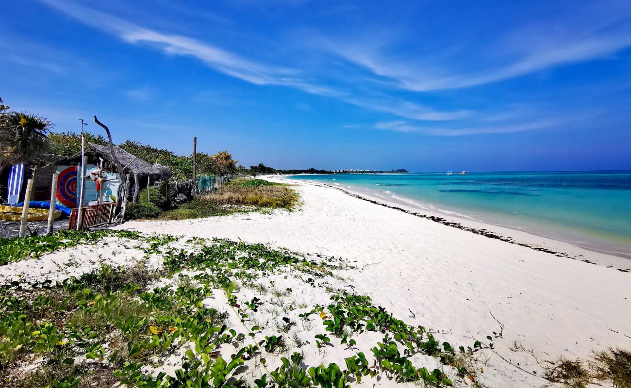 Playa Punta Esmeralda'in fotoğrafı parlak ince kum yüzey ile