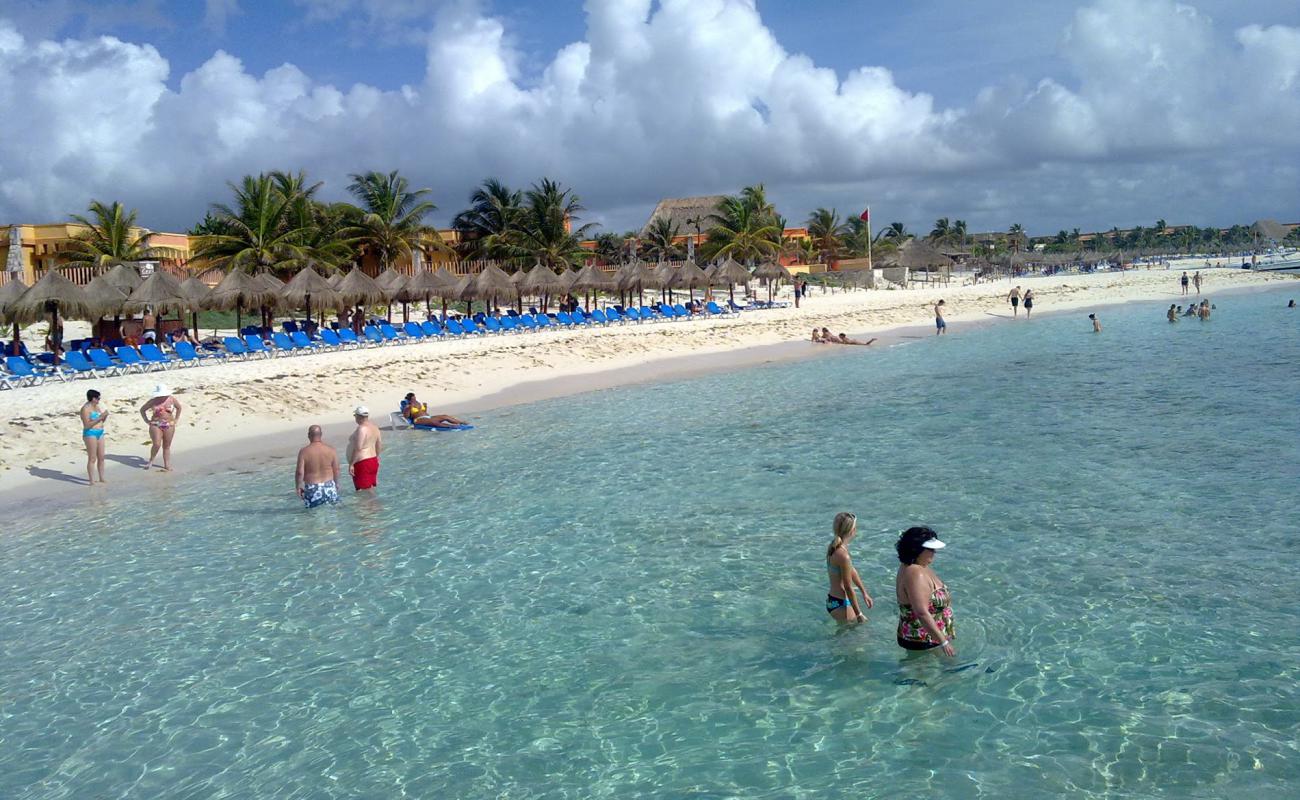 Playa Coba'in fotoğrafı i̇nce bej kum yüzey ile