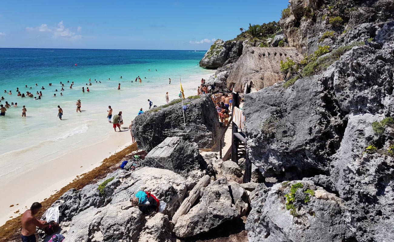 Playita Tortuga'in fotoğrafı i̇nce bej kum yüzey ile
