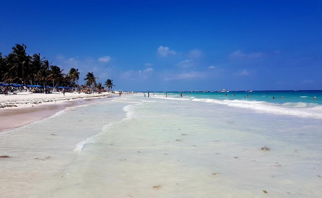 Playa Tulum'in fotoğrafı i̇nce beyaz kum yüzey ile