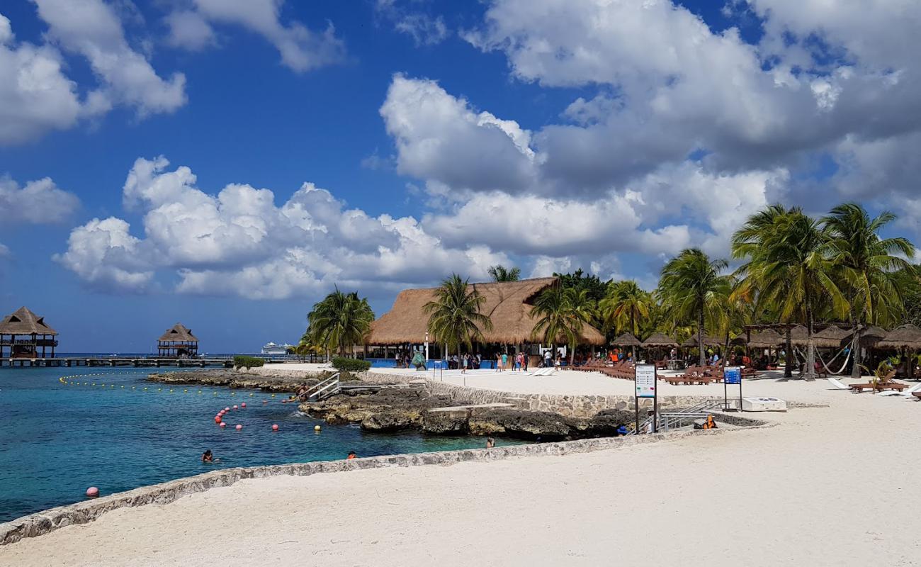 Chankanaab Beach'in fotoğrafı beton kaplı yüzey yüzey ile