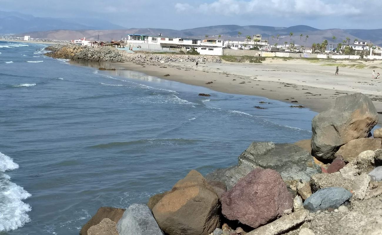 Cactus beach'in fotoğrafı parlak ince kum yüzey ile