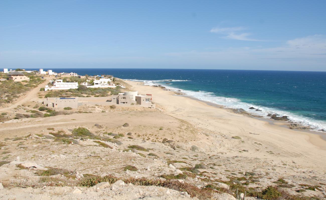 Playa Los Zacatitos'in fotoğrafı i̇nce bej kum yüzey ile