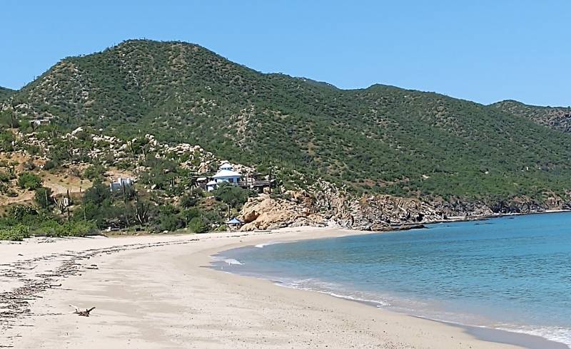 Playa Los Barriles'in fotoğrafı parlak ince kum yüzey ile