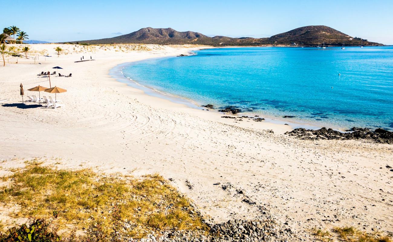 Playa de Los Muertos'in fotoğrafı parlak kum yüzey ile