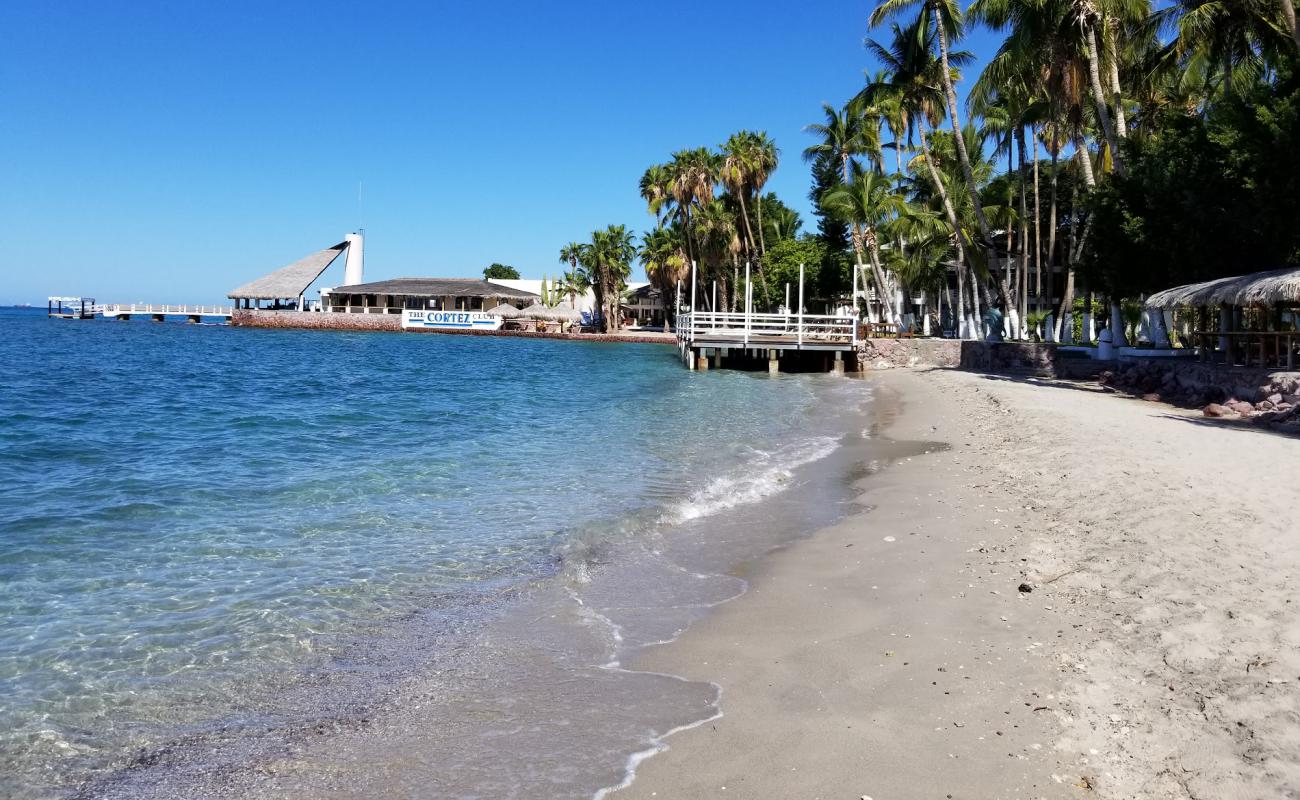 Playa La Concha'in fotoğrafı gri kum yüzey ile