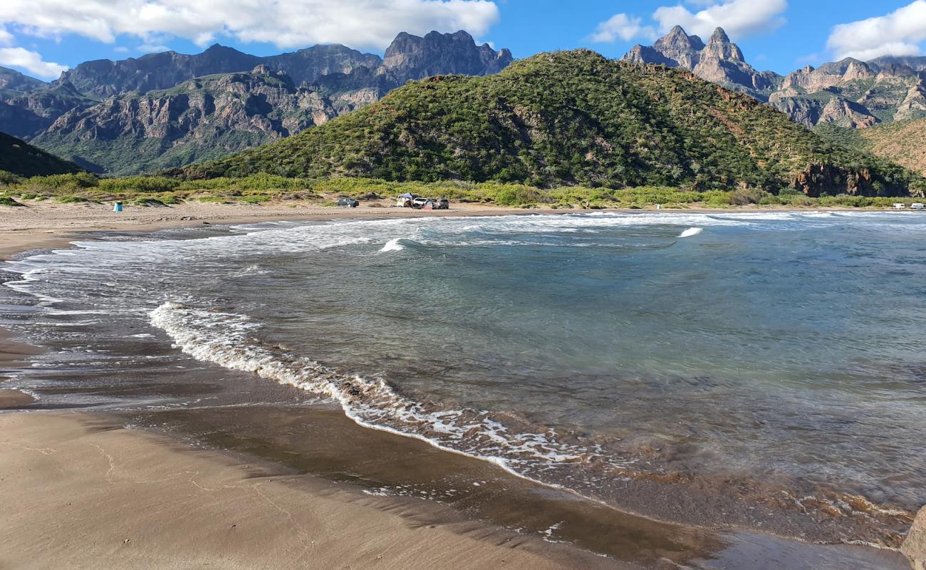 Juncalito Plajı'in fotoğrafı açık bej kum yüzey ile