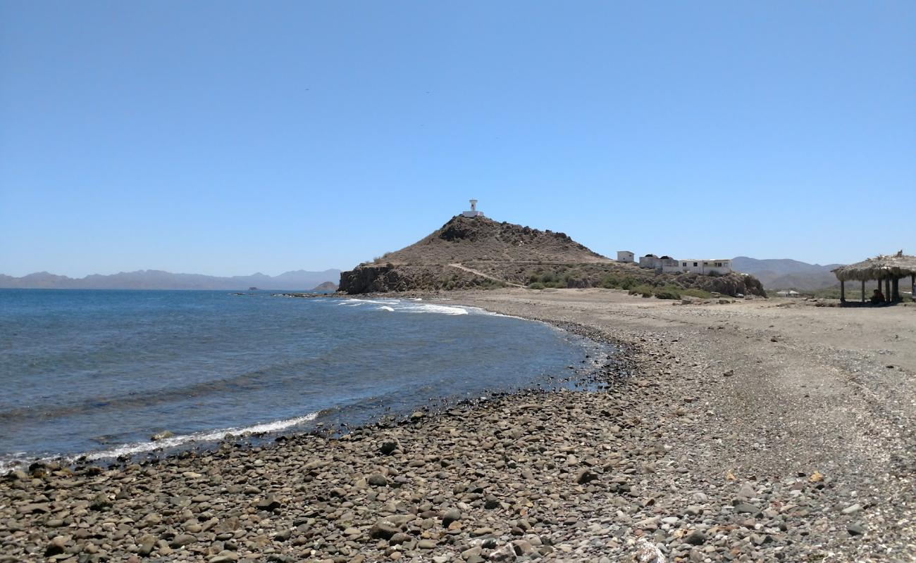 Playa Mulege'in fotoğrafı gri çakıl taşı yüzey ile