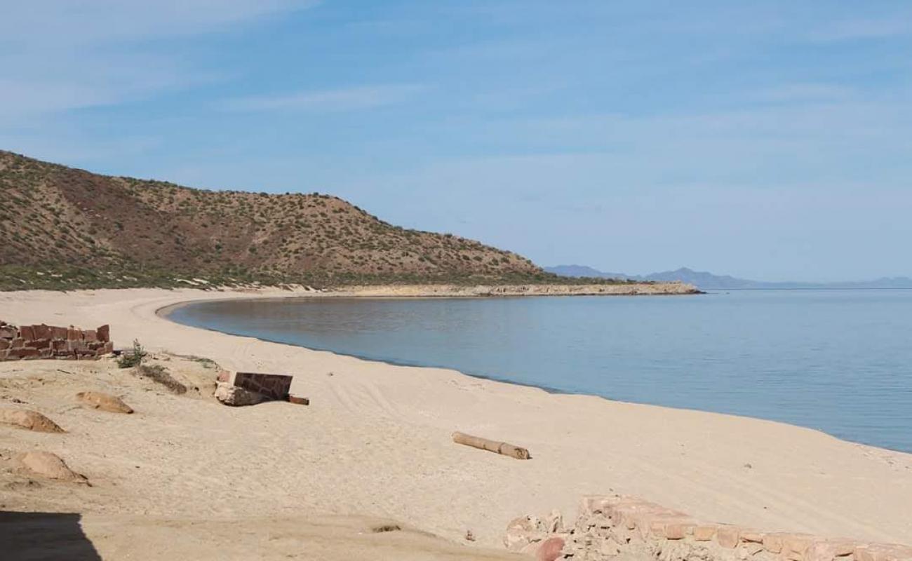 Playa Punta San Francisquito'in fotoğrafı açık bej kum yüzey ile