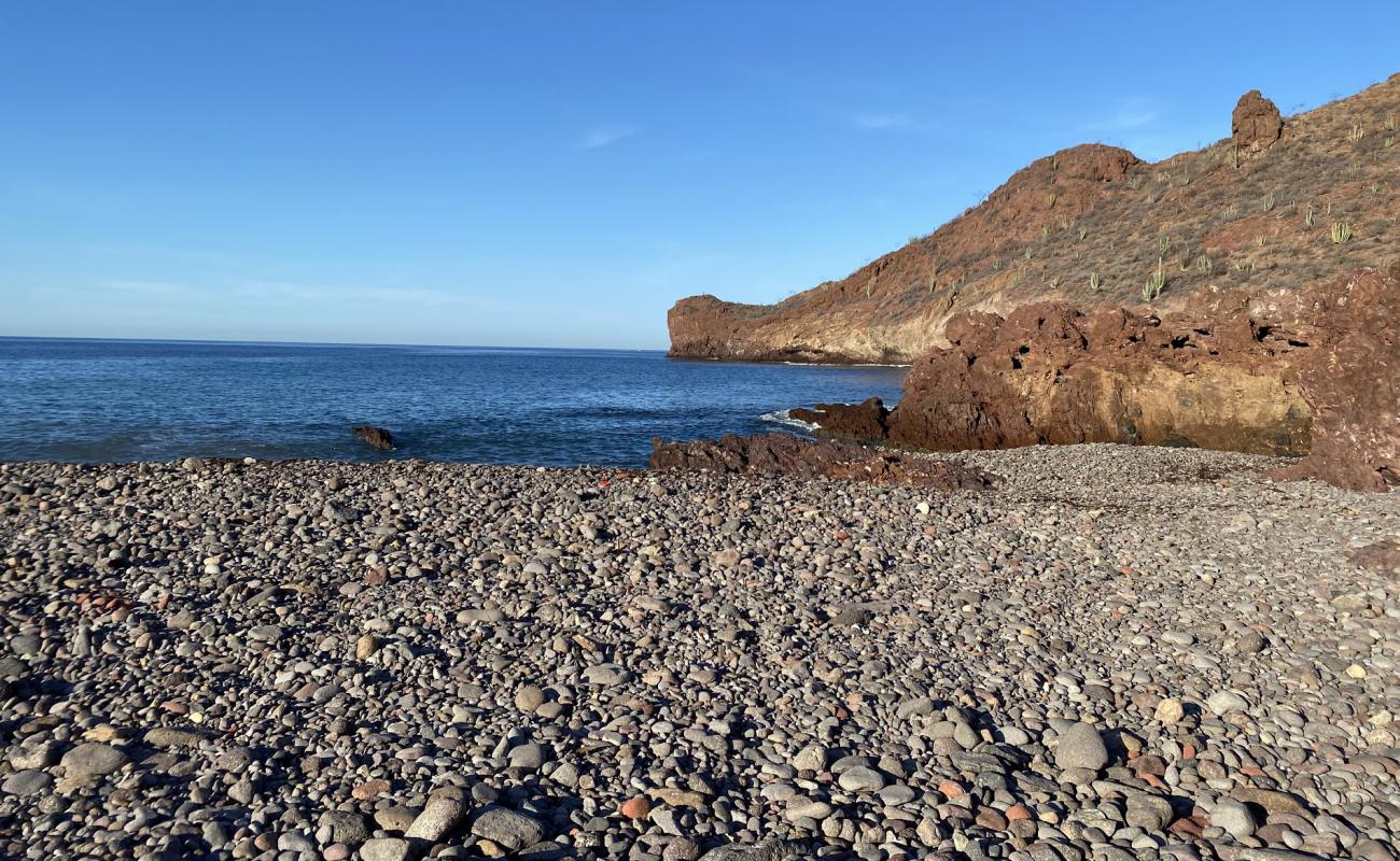 El Tomate beach'in fotoğrafı gri çakıl taşı yüzey ile