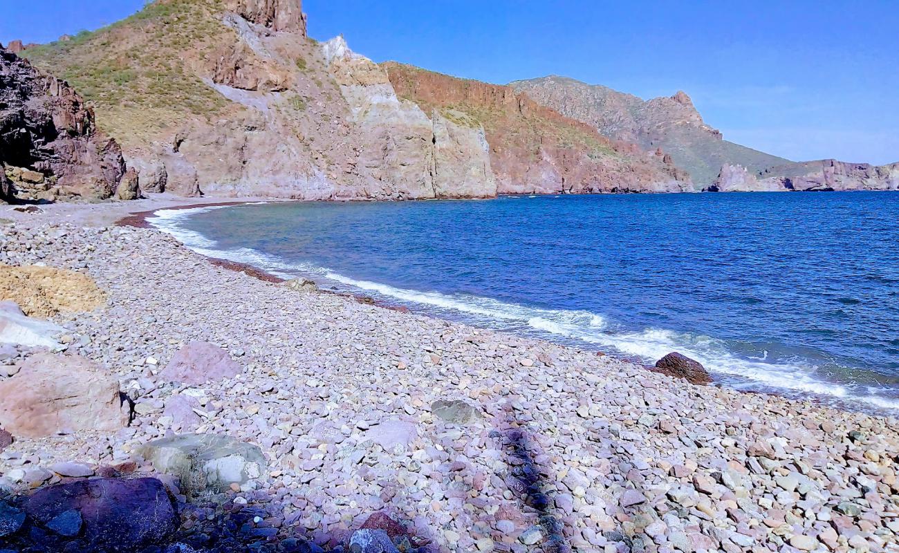 El Centinela beach'in fotoğrafı gri çakıl taşı yüzey ile