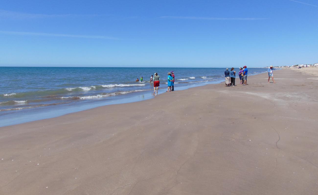 Huatabampito beach'in fotoğrafı i̇nce bej kum yüzey ile