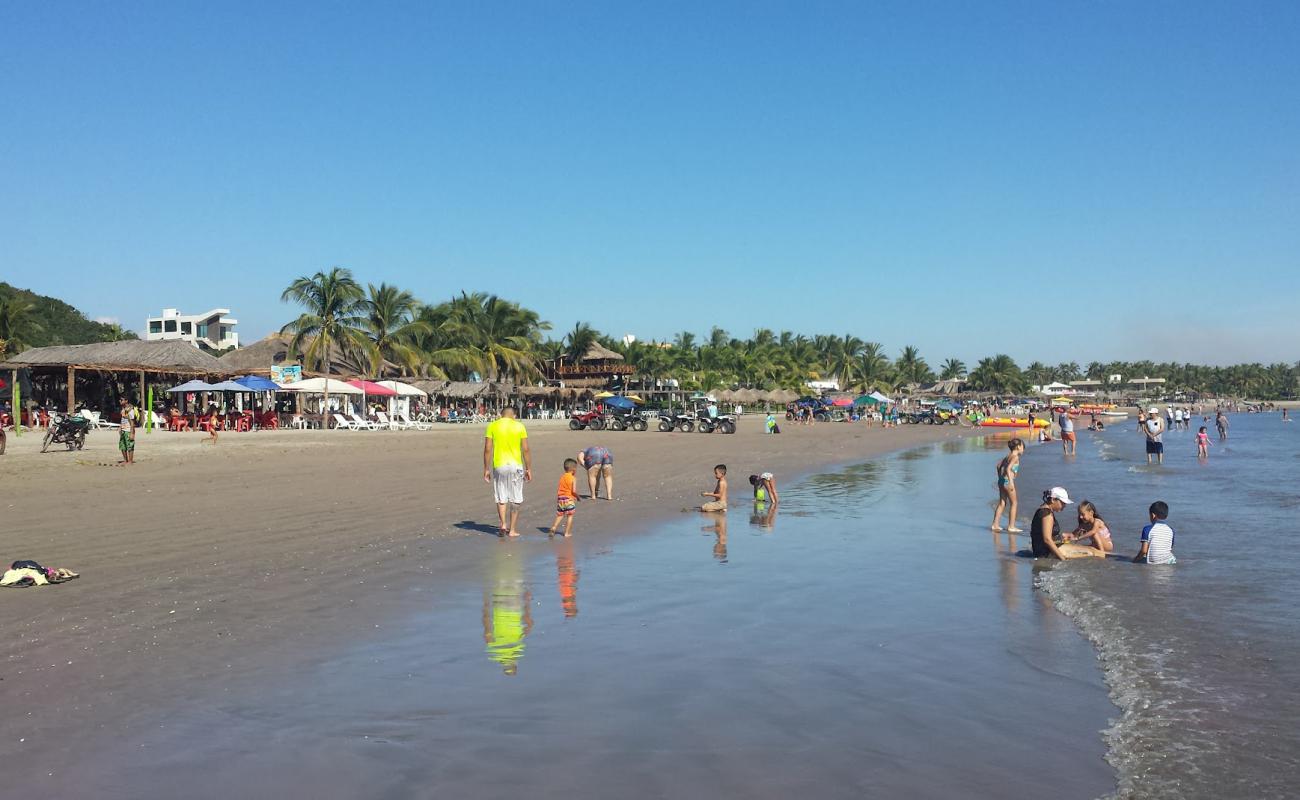 Isla de la Piedra beach'in fotoğrafı parlak ince kum yüzey ile