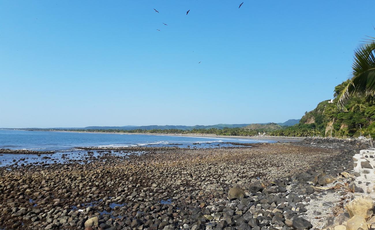 Playa Aticama'in fotoğrafı taşlar yüzey ile