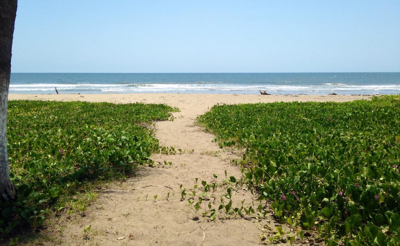 Chila beach'in fotoğrafı parlak ince kum yüzey ile