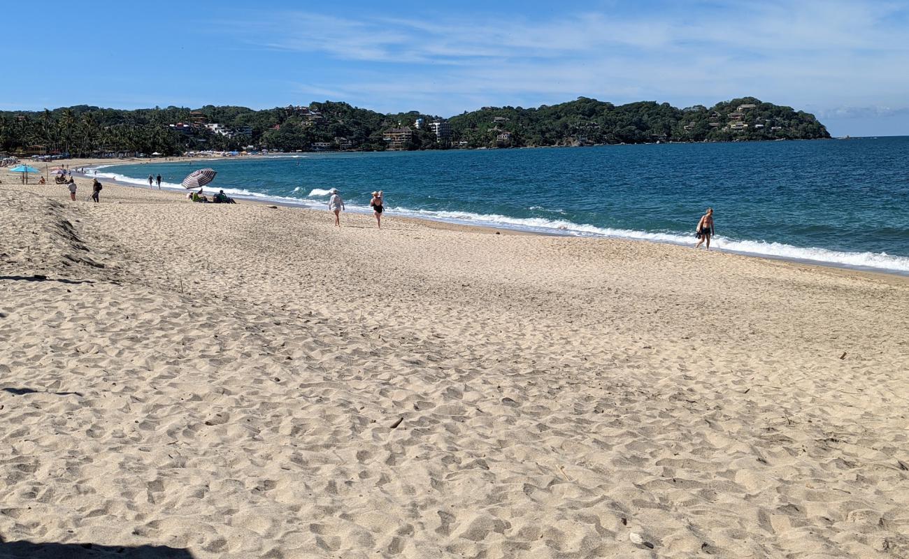 Sayulita beach'in fotoğrafı açık bej kum yüzey ile