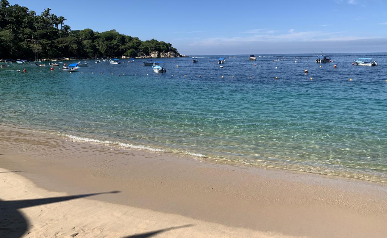 Mismaloya beach'in fotoğrafı parlak kum yüzey ile