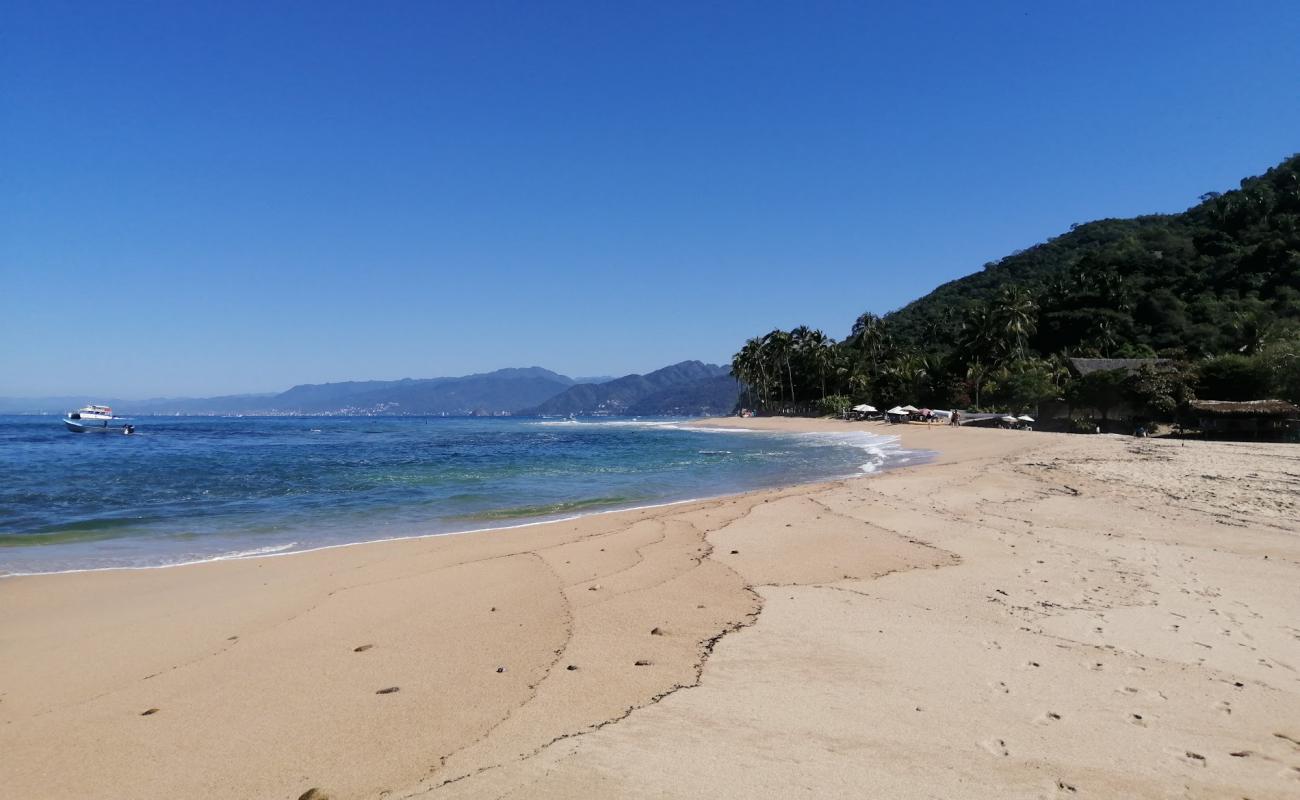 Quimixto beach'in fotoğrafı açık bej kum yüzey ile