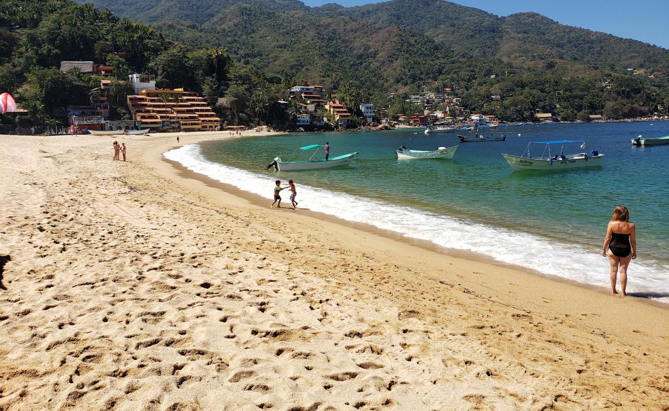 Yelapa beach'in fotoğrafı hafif ince çakıl taş yüzey ile