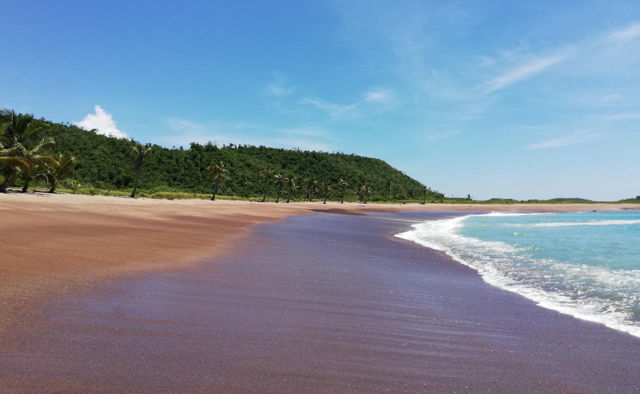 Carey beach II'in fotoğrafı kahverengi kum yüzey ile