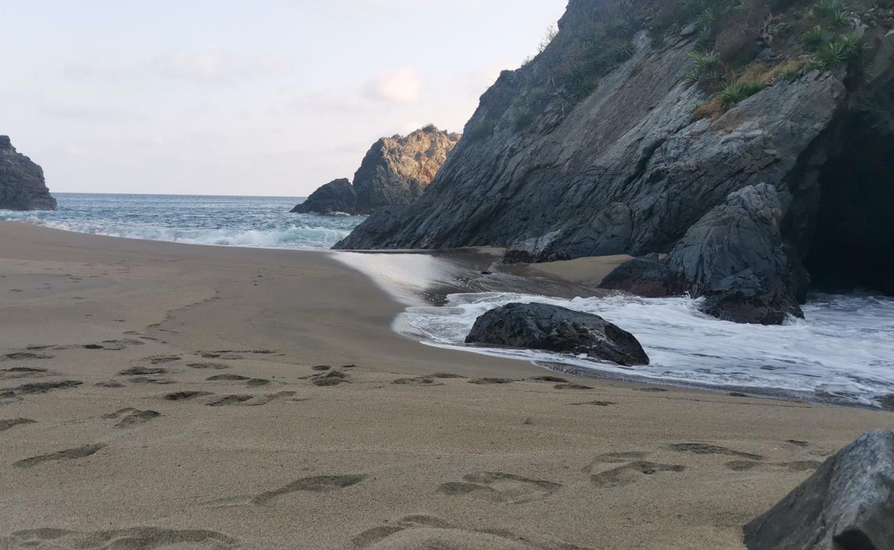 Playa Cocos'in fotoğrafı i̇nce kahverengi kum yüzey ile