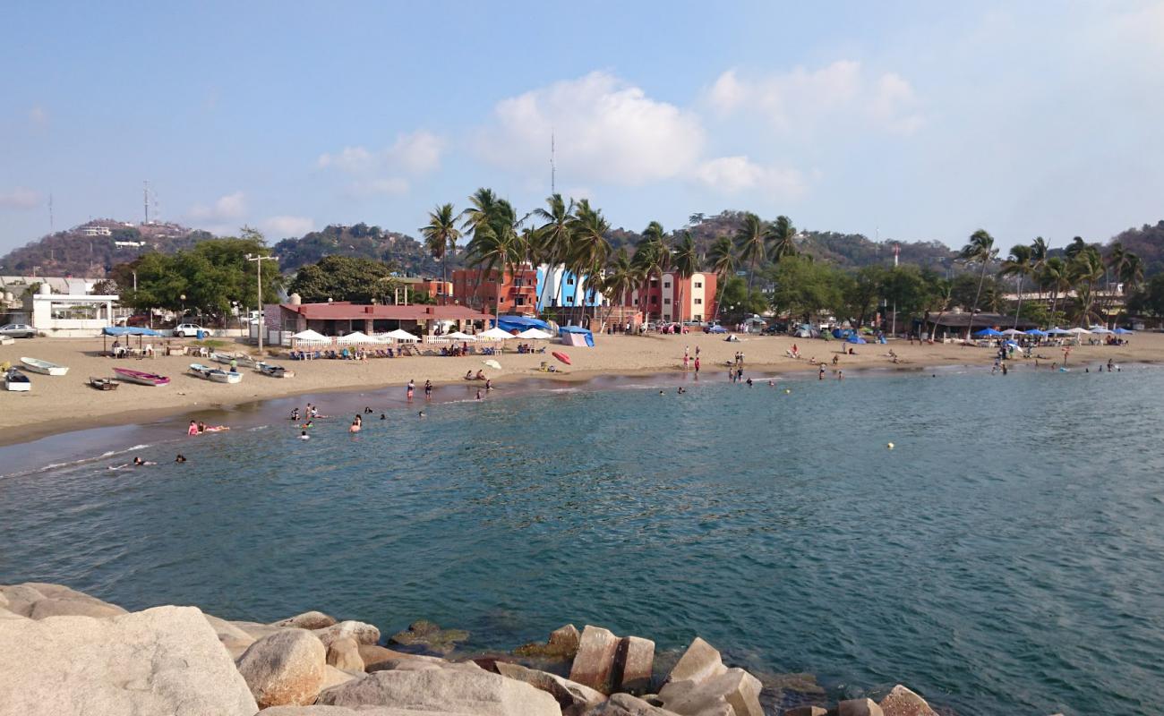 Playa San Pedrito'in fotoğrafı kahverengi kum yüzey ile