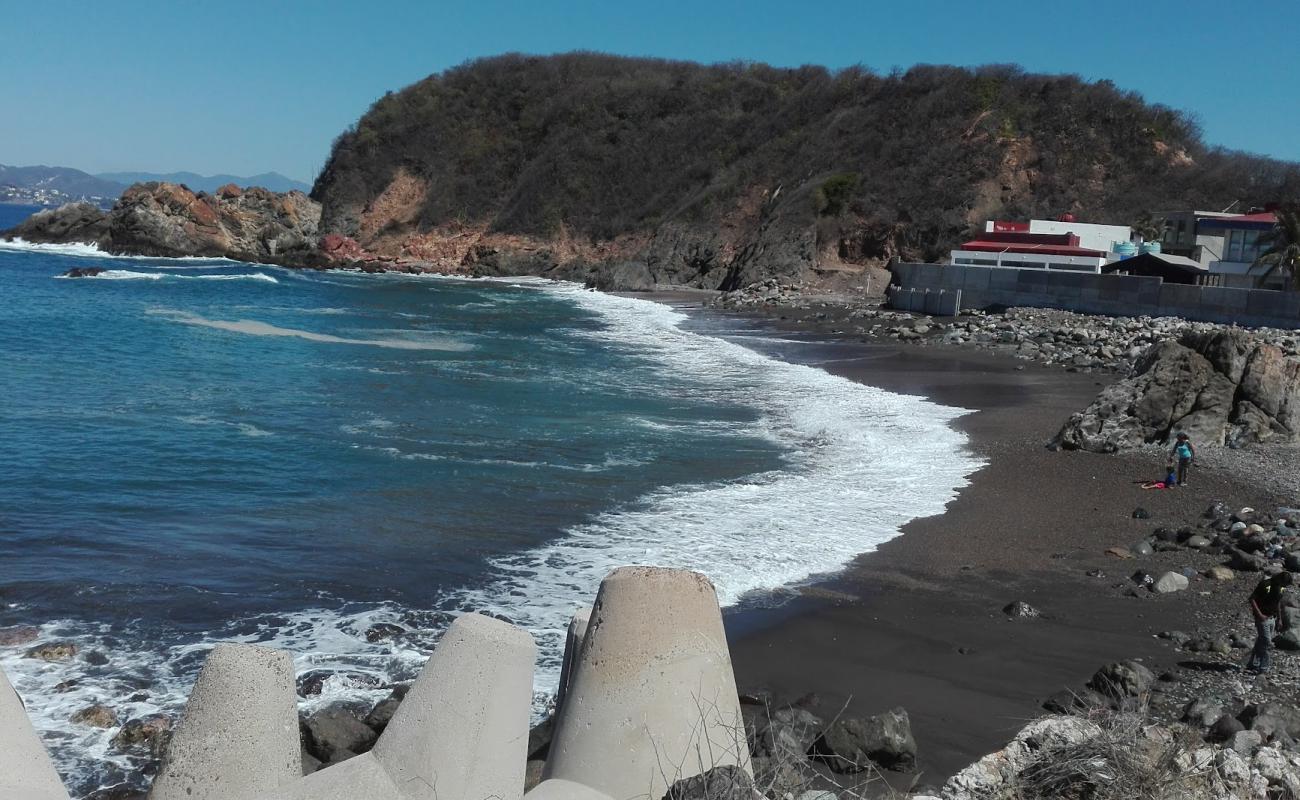 Playa Ventanas'in fotoğrafı taşlı kum yüzey ile