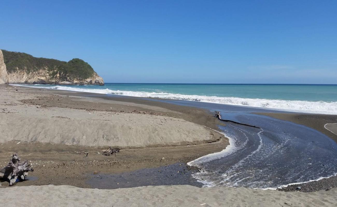 Playa De Hidalgo'in fotoğrafı kahverengi kum yüzey ile