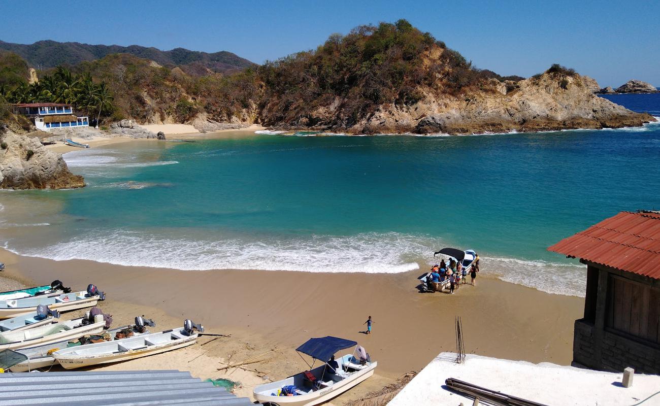 Playa Pichilinguillo'in fotoğrafı i̇nce bej kum yüzey ile