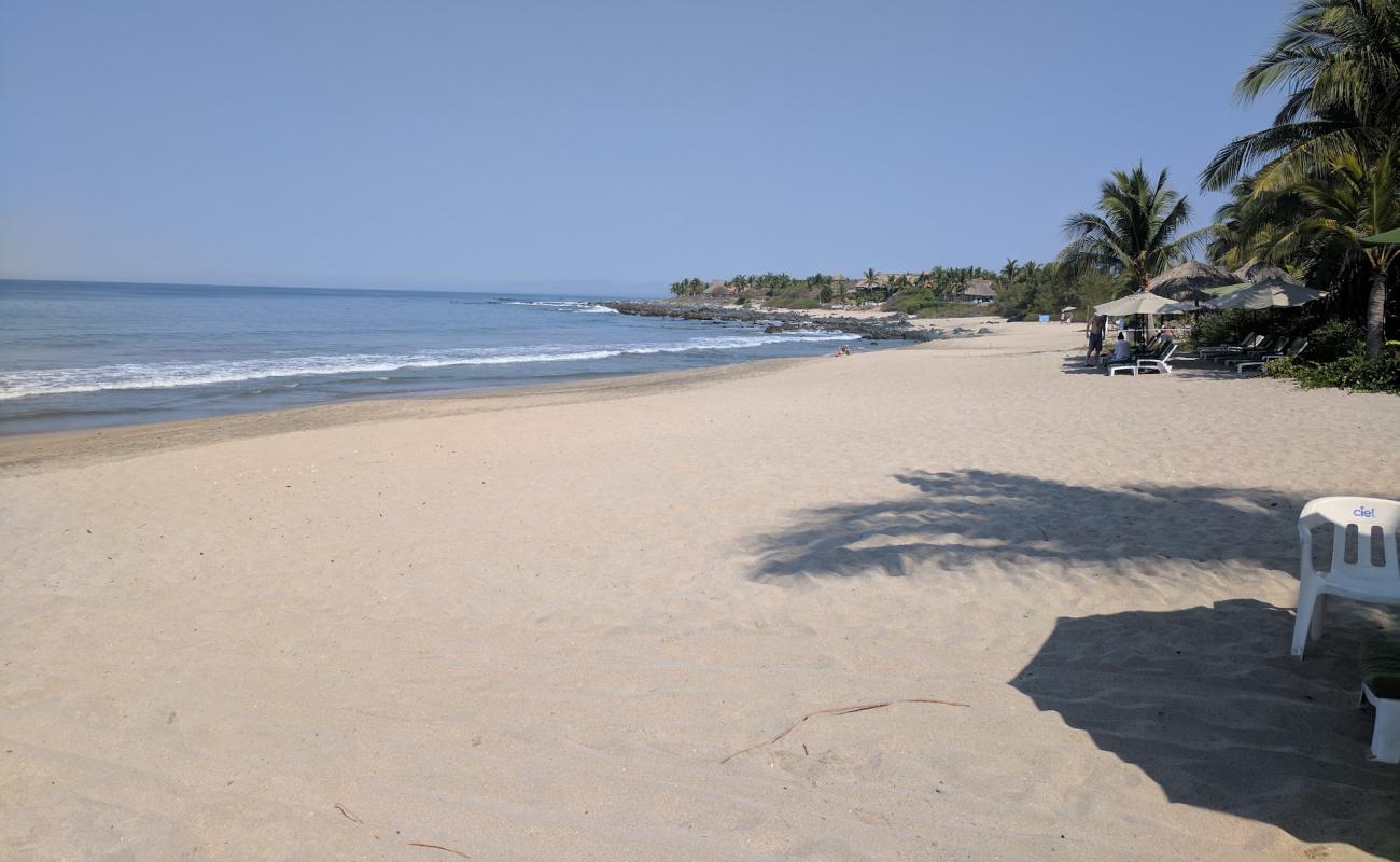 Playa Manzanillo'in fotoğrafı parlak kum yüzey ile