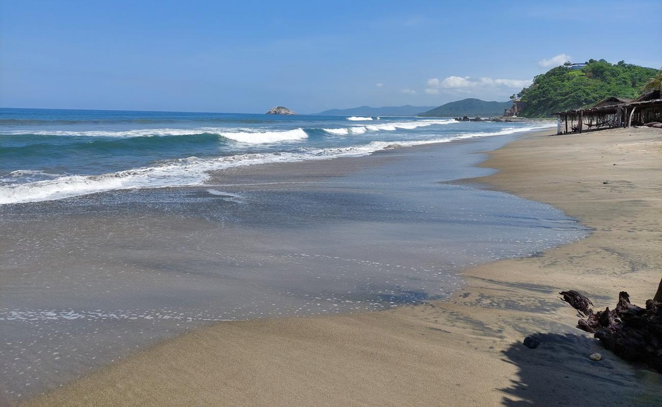 Playa Ojo De Agua'in fotoğrafı i̇nce bej kum yüzey ile