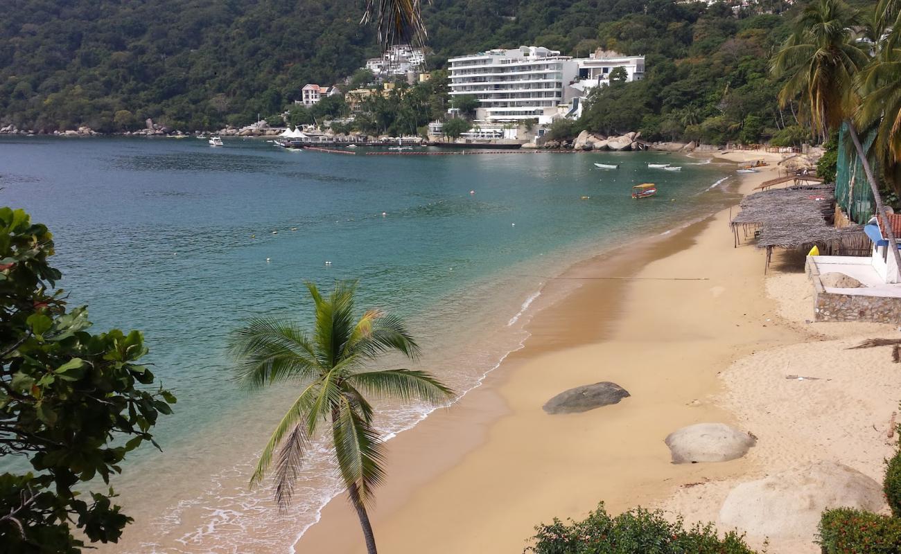 Playa Pichilingue'in fotoğrafı parlak ince kum yüzey ile