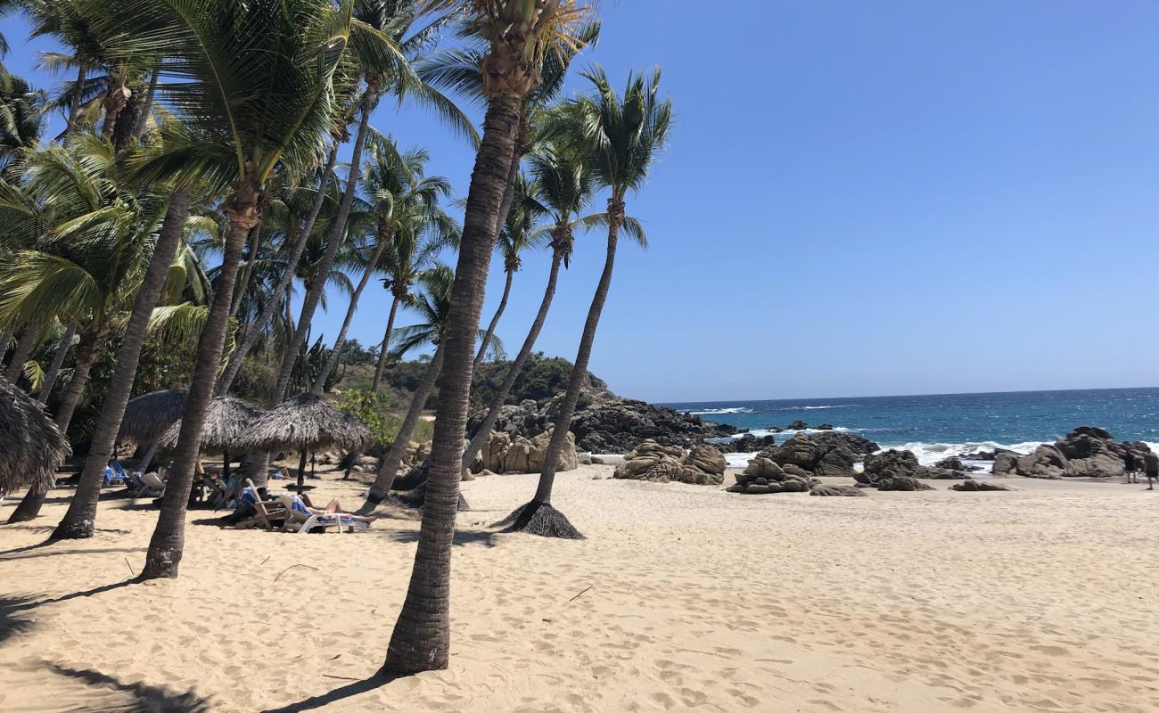 Playa Bacocho'in fotoğrafı hafif ince çakıl taş yüzey ile