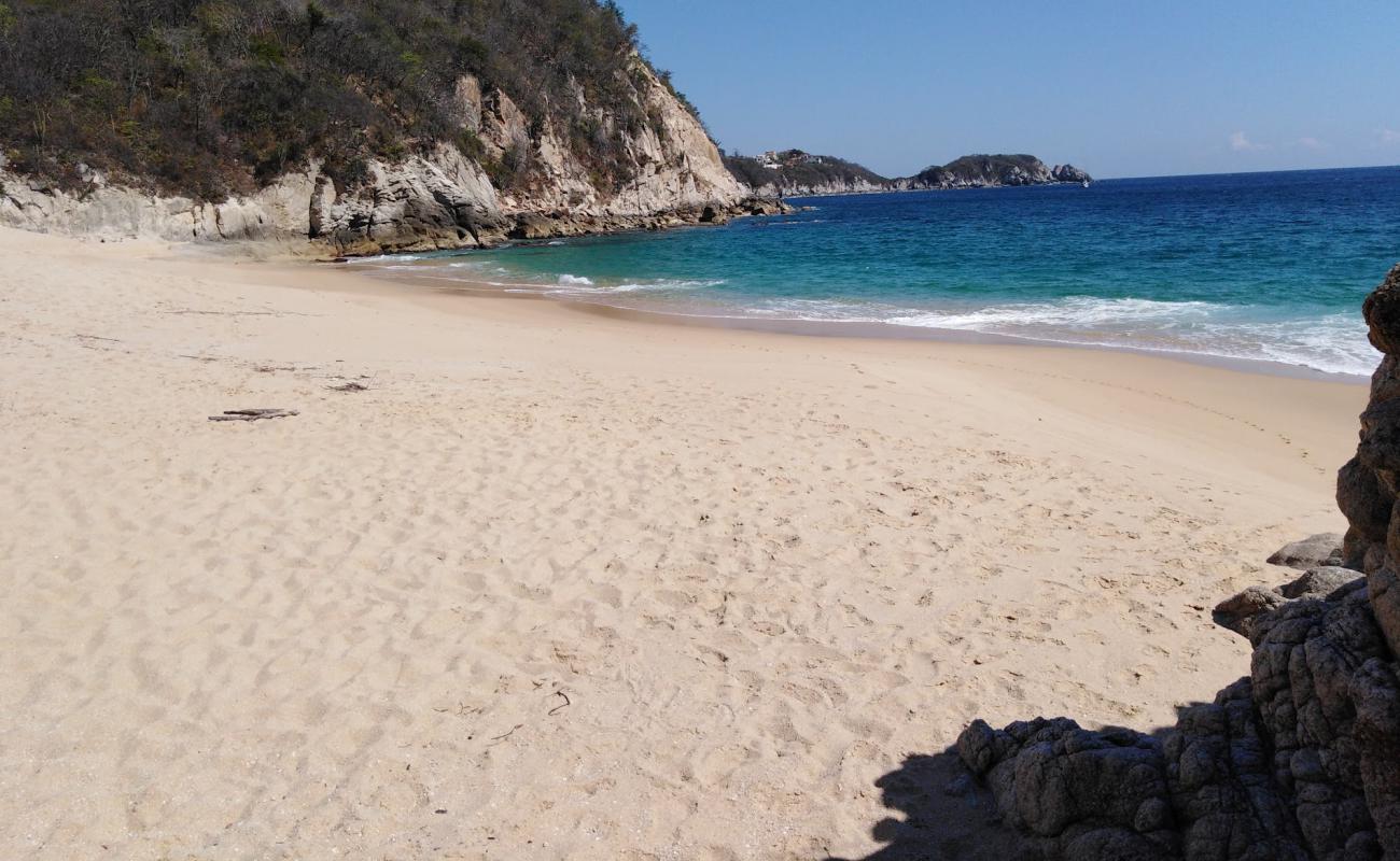 Esperanza beach'in fotoğrafı parlak ince kum yüzey ile