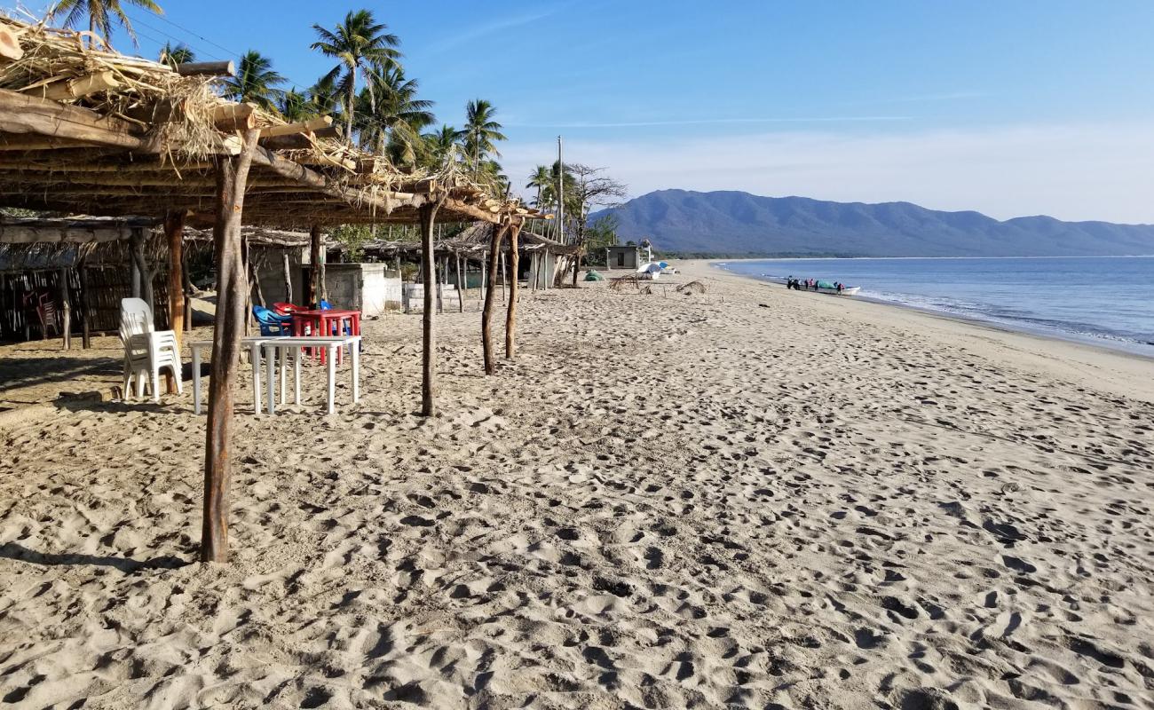 Cangrejo beach'in fotoğrafı açık bej kum yüzey ile