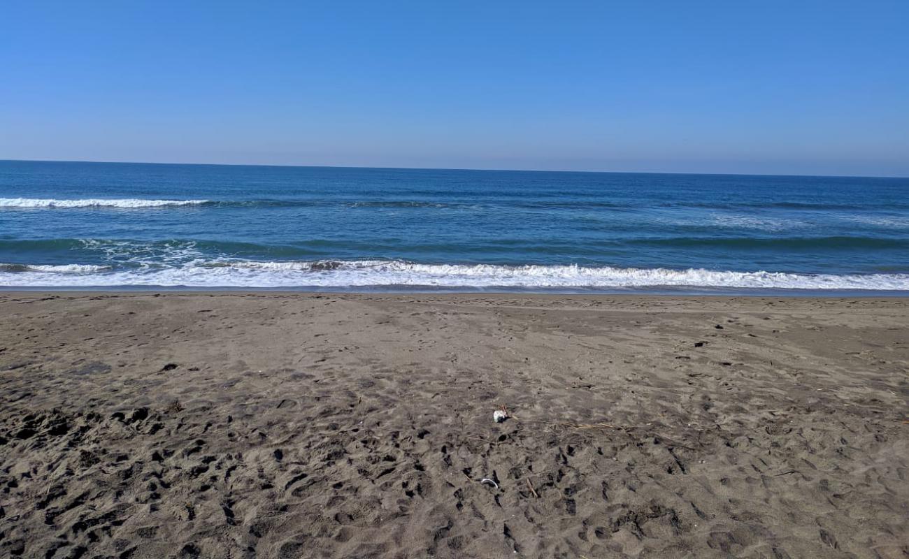 San Jose el Huayate beach'in fotoğrafı gri kum yüzey ile