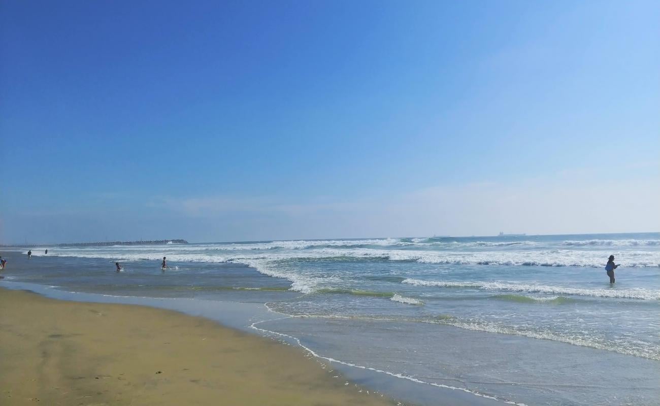 Playa Santa Monica'in fotoğrafı açık bej kum yüzey ile