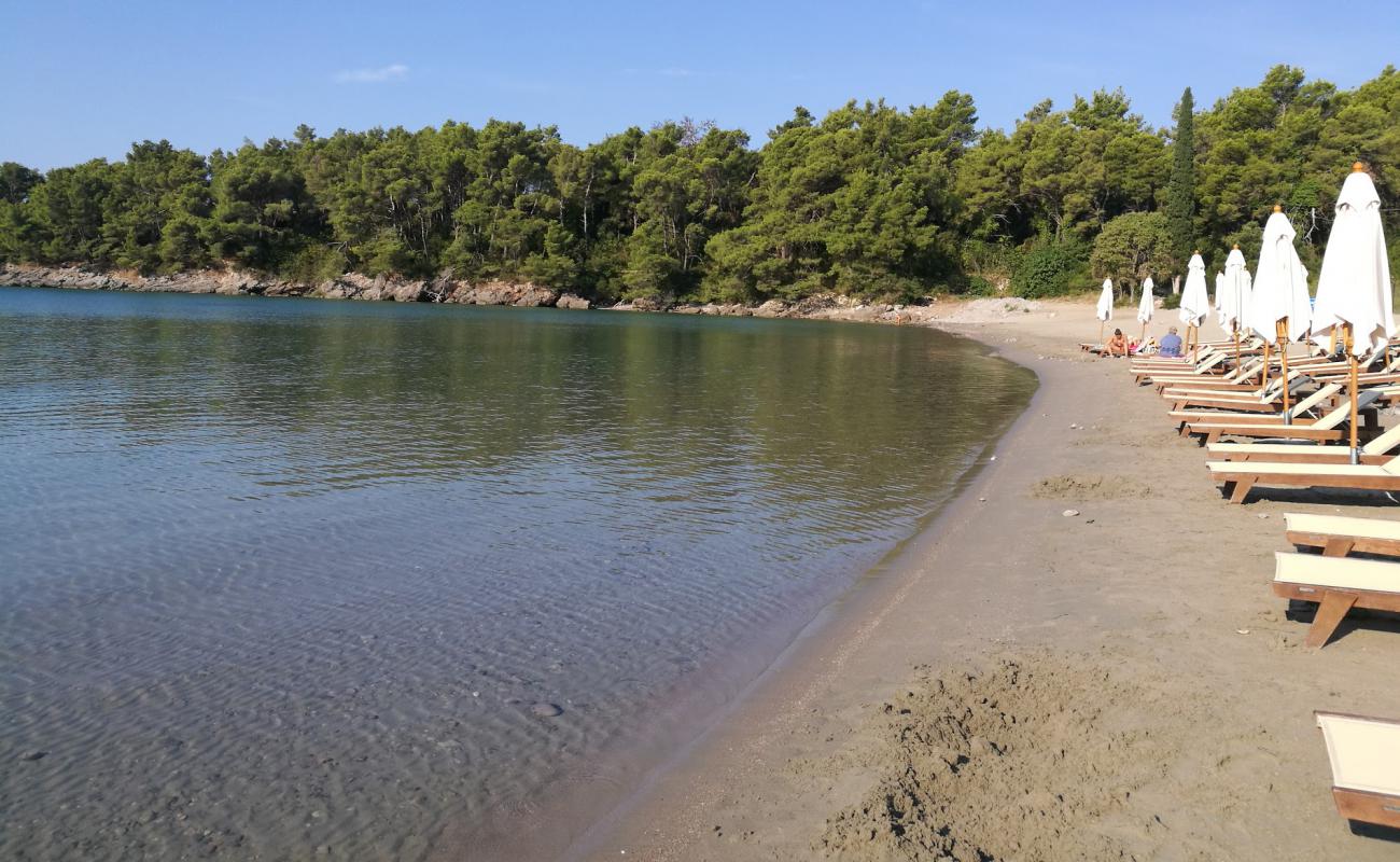 Plazh Przhno'in fotoğrafı açık bej kum yüzey ile