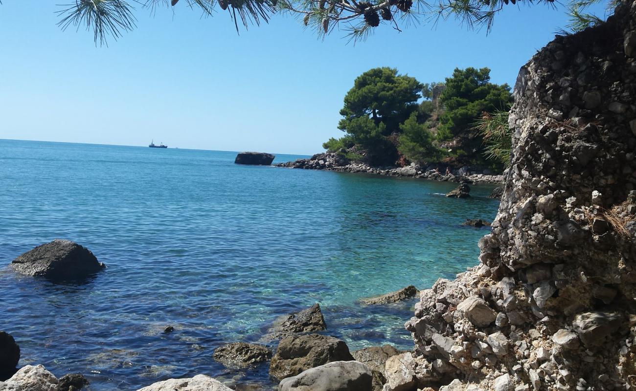 Wild beach II'in fotoğrafı beyaz çakıl taş yüzey ile