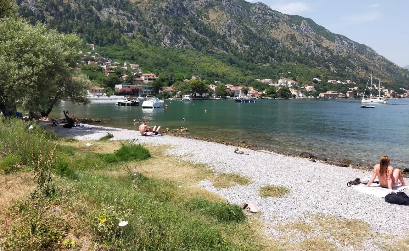 Kotor Natural Beach'in fotoğrafı kayalık arazi yüzey ile