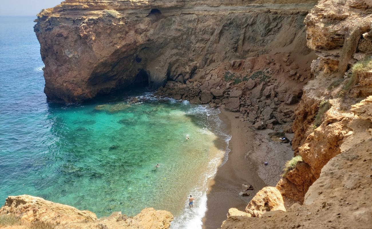 Plage Chaabi'in fotoğrafı hafif çakıl yüzey ile