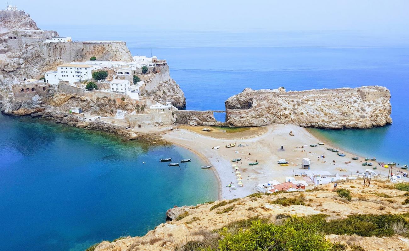 Padis beach'in fotoğrafı gri ince çakıl taş yüzey ile