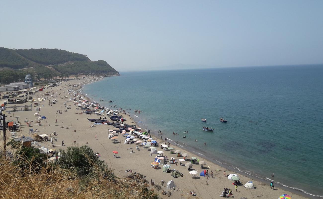 Amsa Beach'in fotoğrafı açık bej kum yüzey ile
