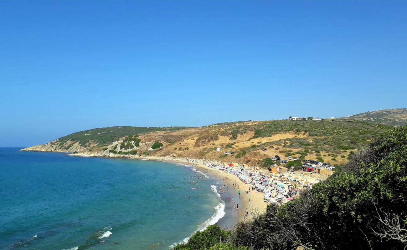 Plage Sidi Kankouche'in fotoğrafı i̇nce bej kum yüzey ile