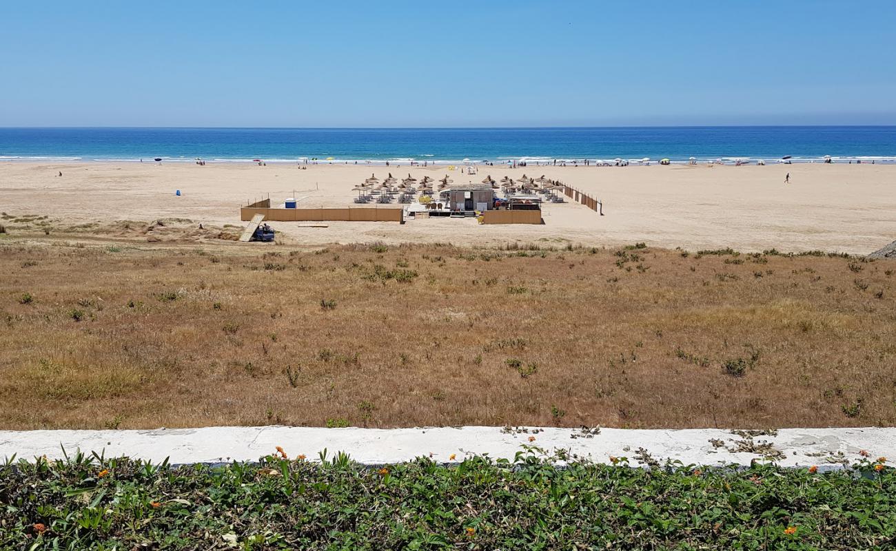 Sidi Kacem Beach'in fotoğrafı i̇nce bej kum yüzey ile